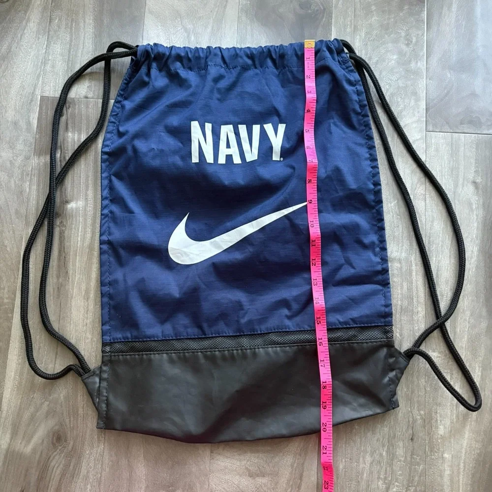Nike Navy Drawstring Gym Bag 17
